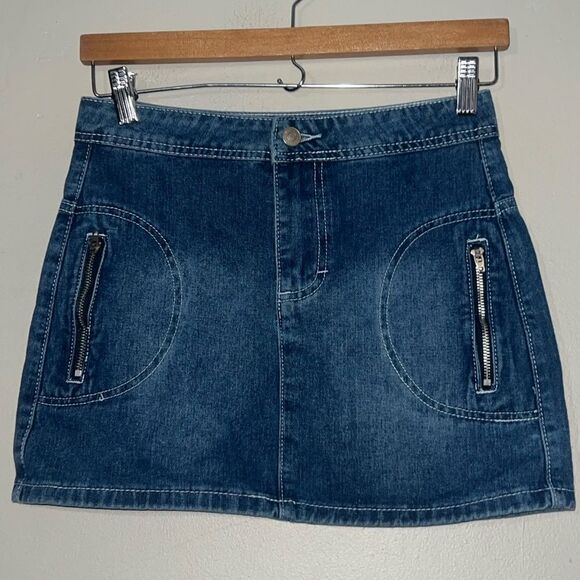 Forever 21 denim mini skirt size XS - Picture 1 of 8